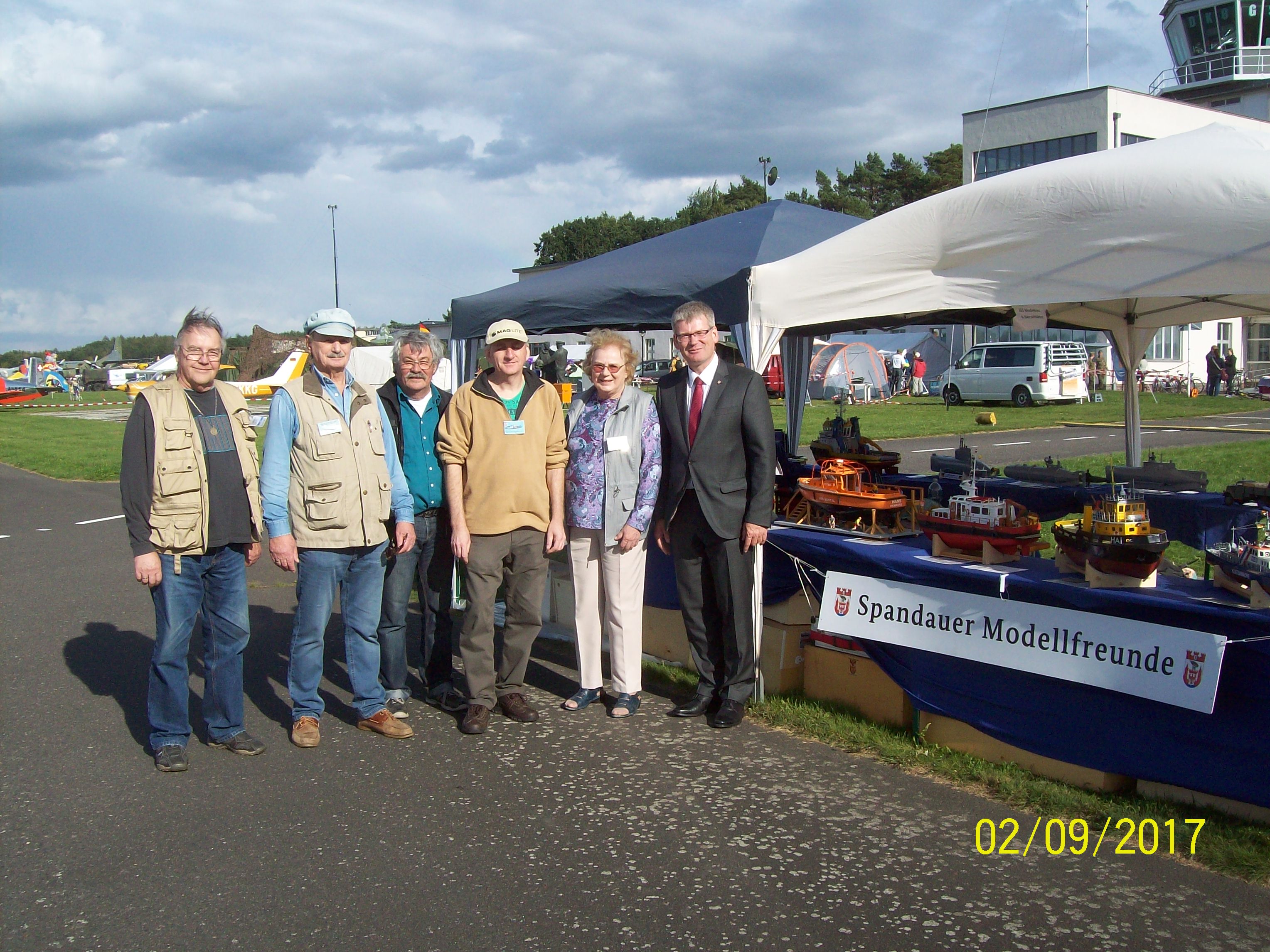 Zu Besuch ,Spandaus Bürgermeister 